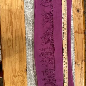 Hot pink 100%WOOL Fringe Scarf WARM,SOFT AND STYLISH